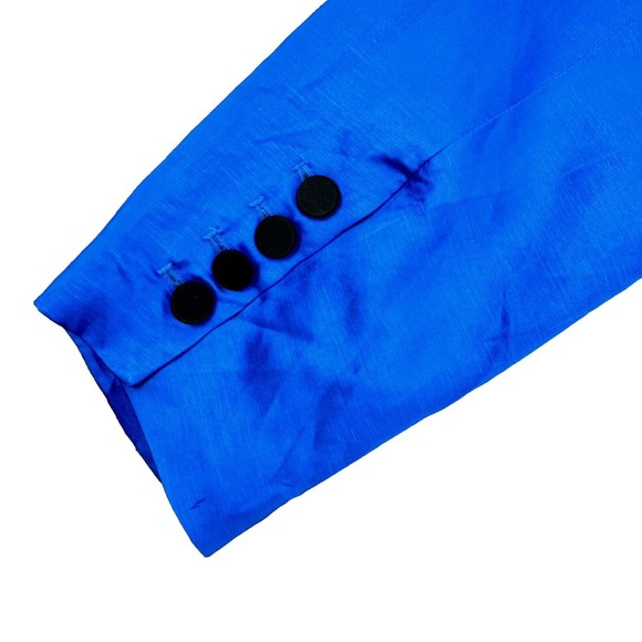 Mare Mare x Anthropologie Blazer Top & Mini Skirt Set Cobalt Blue size L NWT - Picture 11 of 13